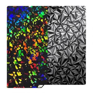 HzdaDeve 264 x 276 mm - Pour Kobra S1 Combo - Plaque de construction PEI PEO - Planche lisse double face - Lit chauffant - Plateforme flexible en acier à ressort - Pour accessoires d'imprimante (HZDEU, neuf)
