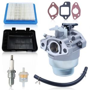 AUMEL Kit de Carburateur avec Filtre &agrave; Air pour Honda GCV160 GCV190 GCV145 GCV170 GCV135 Tondeuse Set avec Couvercle Filtre Essence Bougie D'allumage 16100Z0L023 17211ZL8023 17231Z0L050 (6) (AUMEL STORE, neuf)