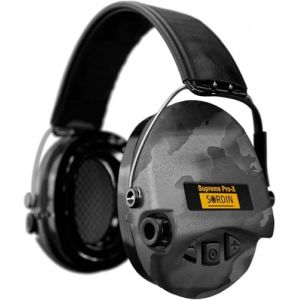 Sordin Supreme Pro-X LED Limited Night Camo Edition - Casque antibruit pour la chasse et le tir sportif - casque antibruit actif (TALKING HEADSETS Ltd, neuf)