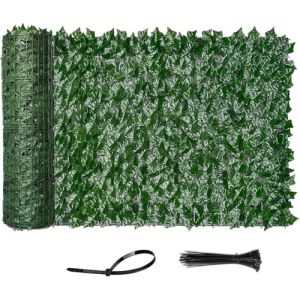Vinclus Clôture de Protection de Jardin à Feuilles Artificielles, 1 x 3m Haie Artificielle, Mur Végétal, Décoration de Clôture de Balcon Intérieur Extérieur Ivy (Vinclus Store-EU, neuf)