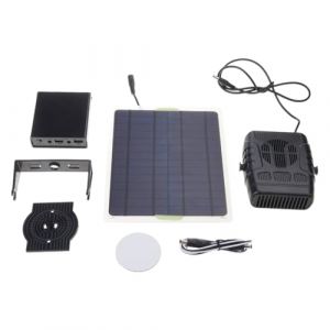 GMBYLBY Chauffage solaire compact pour poulailler, serre et niche pour chien, panneau portable (Aii Mii Lii, neuf)