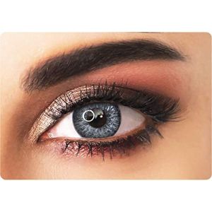 ADORE - Lentilles de Contact de Couleur Sans Correction PEARL - Lentilles de Couleur Trimestrielles + Étui Personnalisé Gratuit - Lentille Couleur (GRIS/PEARL) (Color Lenses, neuf)