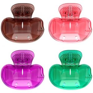 Couvre-brosses à Dents compatibles avec Les brosses à Dents manuelles et électriques, Lot de 4 (Marron, Rose, Violet, Vert) (Yimao EU, neuf)