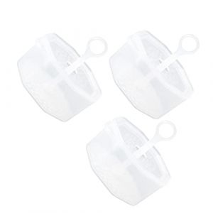 Healvian Lot de 3 Tasses &agrave; Mousse Transparentes 300 Ml D&eacute;tachables en Pp pour Nettoyage Visage, Bulleur Manuel Portable, Compact et L&eacute;ger, pour Voyage et Soins Peau (Le Sengyu, neuf)