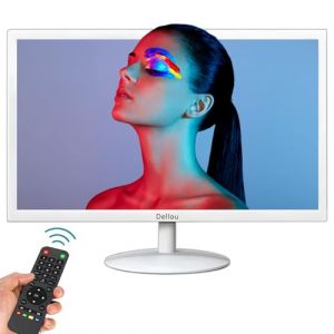 Eoulyee 22 Pouces &Eacute;cran d'affichage de Surveillance Blanc CCTV Moniteur de cam&eacute;ra de s&eacute;curit&eacute; Interface Multifonction HDMI, AV, BNC, VGA, USB, entr&eacute;e PC Moniteurs LCD d'ordinateur 1920x1080 Full HD (Wonderful OK, neuf)