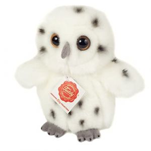 Teddy Hermann 94172 Harfang des neiges 16 cm, Jouet en Peluche avec Un Contenu recycl&eacute; id&eacute;al (mat&eacute;riau de Remplissage) (aysiboo, neuf)