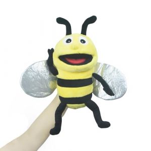 lilizzhoumax Jouets en Peluche Abeille Marionnette &agrave; Main Simulation Jouet en Peluche Abeille Poup&eacute;e R&eacute;aliste Jeu de r&ocirc;le Mignon Jouets &eacute;ducatifs interactifs pour Enfants, Jouets Animaux de Insecte (Sbekiew store, neuf)