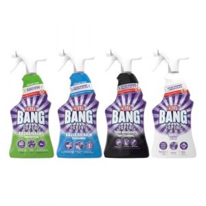 Kit Entretien Complet Sprays Cillit Bang Expert : Dégraissant + Salle de bains + Moisissures + Javel (distribution-pro, neuf)