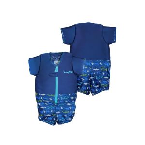 Maillot de Bain Flottant garçon : Megalodon Bleu/Taille 2 (13/15kg) / Unique (Greystone SAS, neuf)