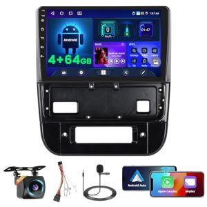 [4+64G] Android Autoradio pour Peugeot 406 1999-2004 avec Wireless Carplay Android Auto, 9 Pouces IPS Touch Screen Radio Voiture avec Bluetooth 5.0/GPS/Caméra de recul/FM/WiFi/SWC (Fuluku Direct, neuf)