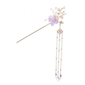 PACKOVE 1Pc Style Rétro Épingle À Cheveux Bâtons De Cheveux Chinois Baguettes De Cheveux Épingle À Cheveux Chinois Style Chinois Rétro Gland Épingle À Cheveux Style Chinois De (Spring TU, neuf)