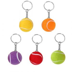 JJiaoLinin Porte-Clés Balle de Tennis,10 Pièces Créatif Porte-clés Balle de Tennis Peluche Balle de Tennis Pendentif Porte-Clés Convient Aux Amateurs de Tennis, Fêtes (Xinyujiaolonglingkejiyouxiangongsi, neuf)
