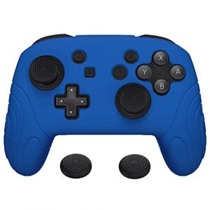 PlayVital Coque pour Switch Pro Protection Manette pour Nintendo Switch Pro,Étui Housse avec Capuchon Joystick,Antidérapante-Rouge Écarlate,Édition Samouraï (Game Skindecal Store, neuf)