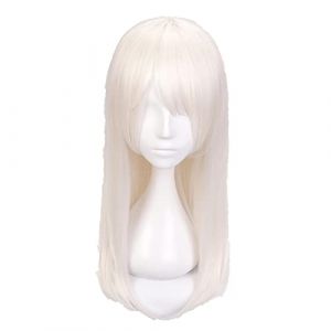 Fate/kaleid liner Cosplay Wig 60CM Illyasviel von Einzbern Fate Stay Night Synthetic Hair Halloween Costume Party Wigs + Wig Cap (good stuff A, neuf)