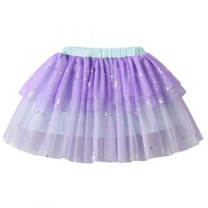DXTON Fille Jupe Danse Jupe Tutu Princesse B&eacute;b&eacute; Jupe Sequin Ballet Jupe SK274 4-5 Ans (Dxton, neuf)
