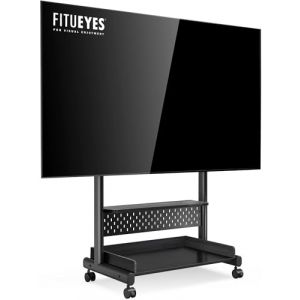 FITUEYES Meuble TV avec Support pour T&eacute;l&eacute;viseurs de 40 &agrave; 85 Pouces,Meuble Support TV 6 R&eacute;glages en Hauteur jusqu'&agrave; 60 kg Max. VESA 600x400 mm (fitueyes-eu, neuf)