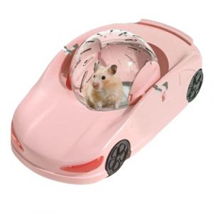 Hamster Sport Wheel, Hamster Running Ball - Petit Animal de Compagnie Roule d'exercice de Voiture - Boule de Course de Animal cr&eacute;atif pour Hamsters Furet Petit Animal (长沙市开福区拢突坑商贸商行, neuf)