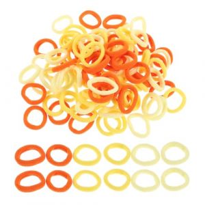 SOIMISS &Eacute;lastiques &agrave; Cheveux pour Tout-Petit 100 Pi&egrave;ces Haute &Eacute;lasticit&eacute; sans Ab&icirc;mer les Cheveux Multicolore Jaune Accessoires L&eacute;gers pour Queues de Cheval et Coiffures Maison et (Star-wish, neuf)