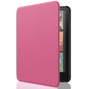 MoKo Étui Compatible avec 7" Kindle Paperwhite (12th Generation-2024) and Kindle Colorsoft Signature Edition 2024, Etui léger avec Auto Wake/Sleep pour Kindle Paperwhite 2024, Magenta (Amoi Channel, neuf)