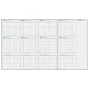 Calendrier mural annuel effa&ccedil;able 2025 - Calendrier annuel 2025, calendrier mural g&eacute;ant effa&ccedil;able, agenda annuel vierge non dat&eacute; pour l'organisation et la planification (tangzkc, neuf)