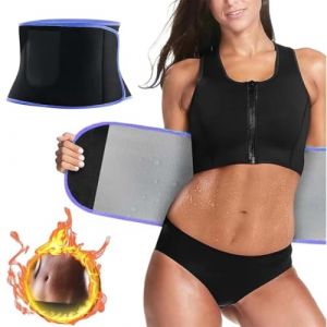 BIKPRST Ceinture Lombaire Homme Femme, Ceinture De Sudation avec Sac T&eacute;l&eacute;phone Ceinture Abdominale pour Perdre du Poids Ceinture De Sudation Femme Homme Ceinture Sudation Fitness (CHI XUELIANG DE DIAN, neuf)