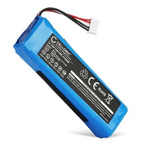 CELLONIC, Batterie pour Haut-Parleur Compatible avec JBL Charge 2, Charge 2 Plus, Charge 3 (2015) (6000mAh, 3.7V) Batterie de Remplacement P763098,GSP1029102R (subtel, neuf)