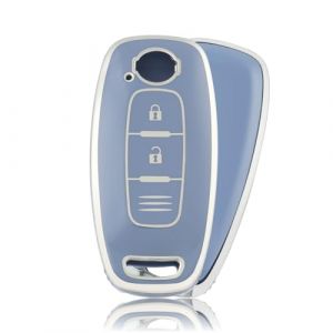 OFFCURVE Etui a Cle Voiture Coque Cl&eacute;, &Eacute;tui &agrave; Cl&eacute;s Couvre Clef Cache Clef Apte &agrave; Nissan Qashqai X-Trail Juke Ariya Altima Teana Pathfinder Rogue Bluebird Kicks Sylph (OFF CURVE EUR, neuf)