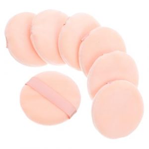 NULYLU Lot De 7 &Eacute;ponges De Maquillage Double Face Rondes Couleur Peau Pour Poudre S&egrave;che Et Humide, Souples Et Solide, Pour Application Visage (Kopouy, neuf)
