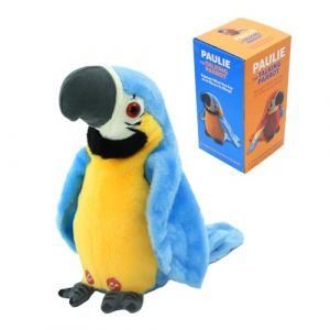 Surplex Jouet électrique pour Perroquet Parlant, répète la Voix et Chantant en Anglais, Enregistrement des Ailes d'oiseau, Jouet sensoriel éducatif pour Enfants (Surplex Market, neuf)