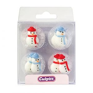 Décors sucrés Noël - Bonhomme de Neige - Culpitt (The Fab Food Group Ltd, neuf)