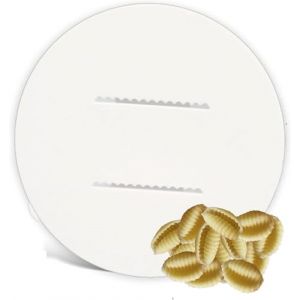 MY PASTA Accessoires adapt&eacute;s pour machine &agrave; p&acirc;tes Kitchenaid Pastamaker - Disque &agrave; p&acirc;tes compatible Kitchen-aid - Insert de fixation matricielle Pastadisc pour p&acirc;tes maison (Beds Shell) (Feinkost Engel, neuf)