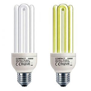 Beghelli Zzz-stop Ampoules LED 20 W E27 blanche, Jaune – (45 mm, 155 mm) (Outletdellelettrico IT, neuf)