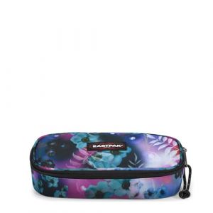 EASTPAK Trousse ovale simple DREAMFLOWER DARK couleur noir et violet avec fleurs, Noir , Casual (D'Angelis Luisa, neuf)