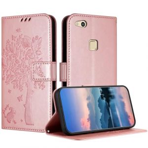 JayModCase Coque pour Huawei P10 Lite, Coque Portefeuille Housse Cuir avec Porte Cartes et b&eacute;quille Fermeture magn&eacute;tique &Eacute;tui pour Huawei P10 Lite - Or Rose (HXM STORE - EU, neuf)