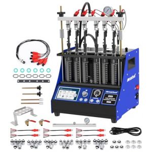 MR CARTOOL V311 Testeur d'injecteur de Carburant et Machine de Nettoyage, 6 Cylindres GDI EFI FSI d'outils de Nettoyage Machine d'essai d'injecteur de Carburant de Voiture et de Moto &agrave; Essence (MRCARTOOL OFFICIAL, neuf)