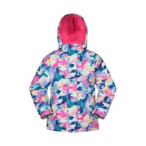 Mountain Warehouse Veste de ski imperm&eacute;able pour enfant Motif perce-neige, rose vif, 5-6 ans (Mountain Warehouse, neuf)