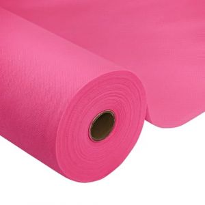 Rouleau de nappe - Rouge p&ecirc;che - 1 &times; 25 m - 1 rouleau de nappe jetable en tissu non tiss&eacute; - Id&eacute;al pour toutes les f&ecirc;tes, mariages, f&ecirc;tes d'anniversaire, restauration, taille et couleur au choix (TreasureCabinet, neuf)