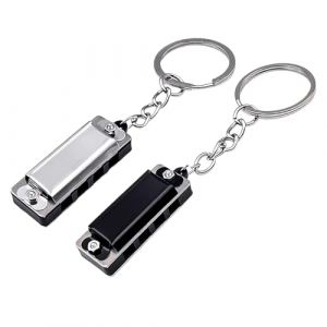 harmonica，harmonica enfants，Porte-clés Harmonica coloré 8 tons 4 trous pour porte-clés harmonique porte-clés porte-clés sac pendentif harmonica porte-clés (kmyqsm-shop, neuf)