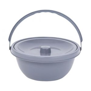 perfk Pot de Chambre avec Couvercle, Toilette Portable, Pot de Chambre pour Personnes âgées, 28 cmx28 cmx14.5 cm, Léger, épais, pour Hommes, Femmes et Enfants, pour Camping, Voyage, Randonnée (perfk, neuf)