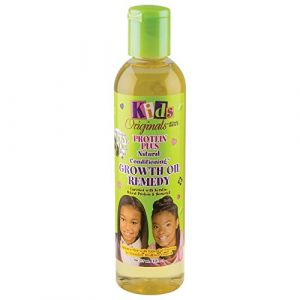 Africa's Best Kids Organics Groth Huile-Remedy de croissance capillaire pour enfant - Enrichie en Keratine et Proteines - 235 ml (cosmetic pas cher, neuf)