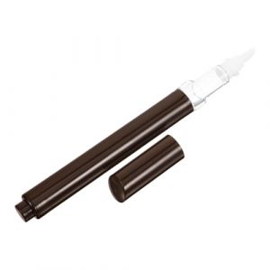 VICASKY Stylo à Vernis à Ongles Rechargeable 2Ml Flacon à Cuticules Pinceau Applicateur Liquide Compact pour Voyage Bouteille en Plastique Facile à Remplir (Belicious Helper, neuf)