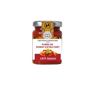 SENEAFOOD-Lot de 3 Pur&eacute;e de piment rouge extra fort 100g-Piment fort 100% naturel-Condiment epice-Sans additifs-Sauce piquante pour viandes et l&eacute;gumes (Seneafood, neuf)