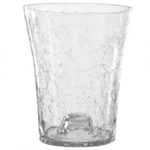 AzaliaDesign Pot de fleurs en cristal transparent - 14 cm - Pour orchidées - En verre - Diamètre : 14 cm - Hauteur : 17 cm (APM-Handel, neuf)