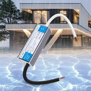 SUCIKORIO 24V 12W Alimentation LED Driver Ext&eacute;rieur Etanche IP67, 220V 24V AC 12W 0,5A LED Transformateur Ultra Fin LEDs Transfo Alimentation &agrave; D&eacute;coupage Convertisseur De Tension AC &agrave; DC Pour LEDs (Darmoo, neuf)