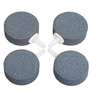 TMRBBesty Aquarium Disque De Pierre &Agrave; Air Bulle,Bulle Disque De Pierre d'air D'aquarium,Aquarium Bulleur De Disque,Pierres &agrave; Air Rondes,Aquarium Pierre A Air,Aquariums Diffuseur d'Oxyg&egrave;ne,4 pi&egrave;ces (ISUJ1JUSI, neuf)