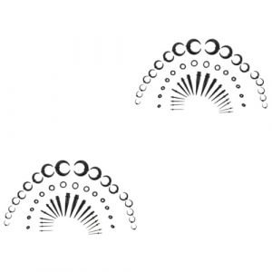 Healeved 2 Ensembles Bijoux Perçants Jauges Pour Les Oreilles Jauges Tunnels Pour Les Oreilles Boucles D'oreilles En Corne De Boeuf Tunnels Auriculaires Boules Quies Acrylique (Accompany JY, neuf)