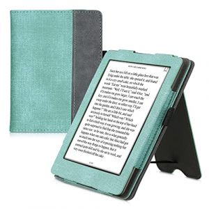 kwmobile Étui pour liseuse électronique Kobo Glo HD/Touch 2.0 - Housse Rabat liseuse en suède (SX-Commerce, neuf)