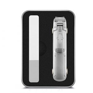 Coupe-ongles portable de voyage en acier inoxydable pour pinces &agrave; ongles pointues Lime &agrave; ongles pour hommes et femmes senior (Lusbees, neuf)