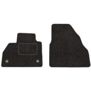 Lot de tapis de sol en velours avant pour Renault Kangoo II &agrave; partir de 2008 - 2 pi&egrave;ces - Ajustement parfait (Motohobby, neuf)