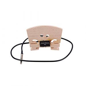 1 chevalet de violon avec piézo monté à l'intérieur pour violon électrique 4/4 de rechange (yangweishangdian, neuf)